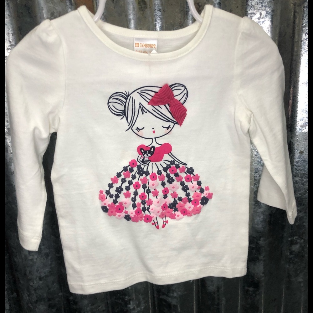 Gymboree 6-12 months girls long sleeve New